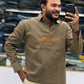 Men's Striped Cotton Kurta Style Shirt – Stylish Casual Ethnic Wear for Men