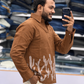 Men’s Mocha Brown Cactus Embroidered Kurta Shirt | Contemporary Statement Ethnic Wear