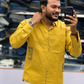 Men's Premium Yellow Embroidered Kurta Shirt | Stylish Festive Ethnic Wear