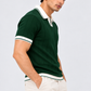 Evergreen Luxe Contrast Polo T-Shirt for Men
