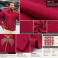 Men’s Wine Pink Palm Tree Embroidered Kurta | Contemporary Festive Wear for Men