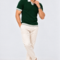 Evergreen Luxe Contrast Polo T-Shirt for Men