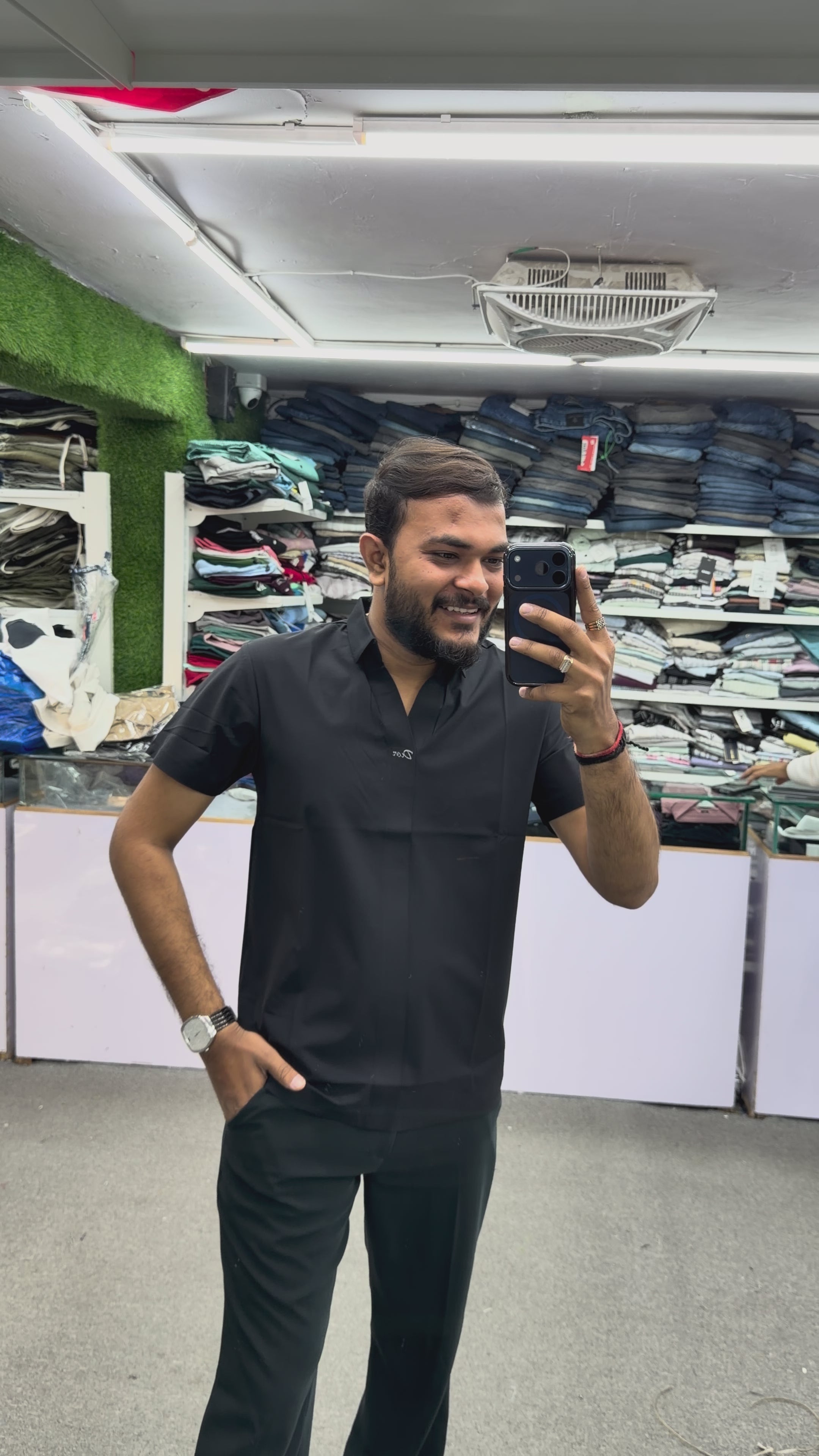 IMPORTED STITCHLESS TSHIRT - BLUE