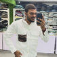 Men’s White Casual Cotton Shirt with Contrast Designer Pocket – Modern Stylish Shirt